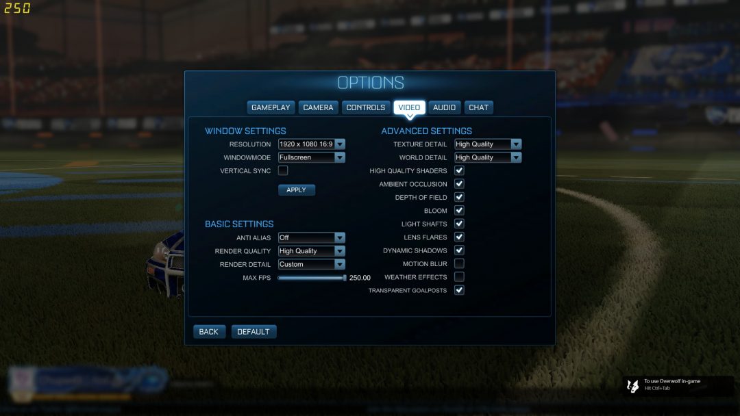 Rocket League Pro Camera Settings, Controller, and FPS Guide