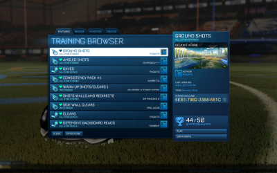 Rocket League Training – The Ultimate Training Pack Guide For Diamond and Below Players