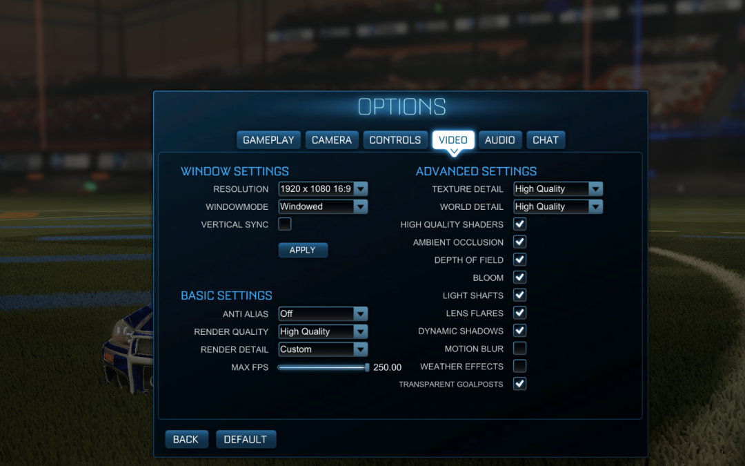 The Rocket League Pro Camera Settings, Controller, and FPS Guide for PC Players