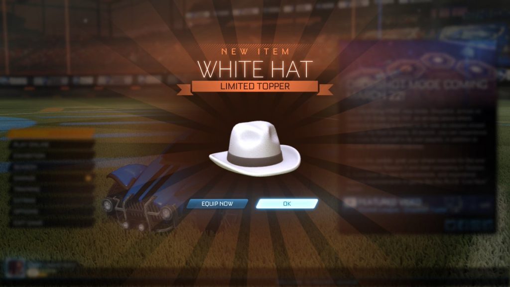 Rocket League White Hat Value